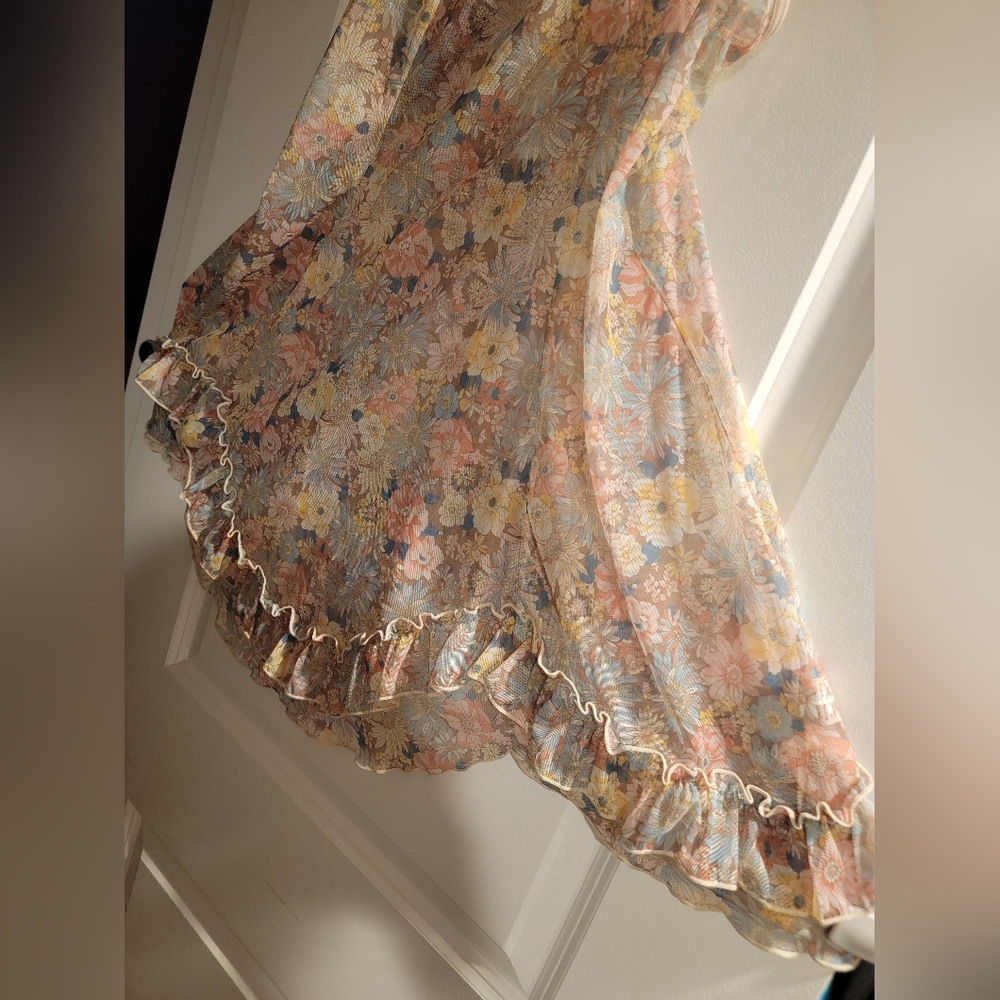 Vintage floral slip